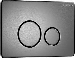 Grossman Инсталляция для подвесного унитаза Style 97.05.42M с клавишей смыва графит сатинированный – фотография-10